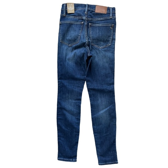 NWT Madewell 10" High-Rise Skinny Jeans in Danny Wash: TENCEL™ Denim Edition 24 - Picture 9 of 10